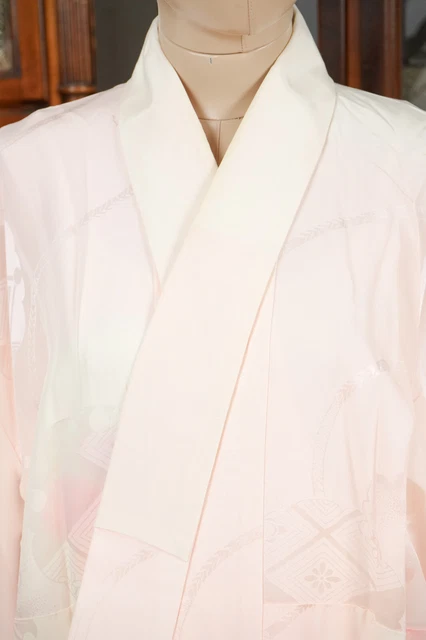 Dear Vanilla Japanese Juban Undergown Women's Kimono Inner Robe Genuine Vintage 3