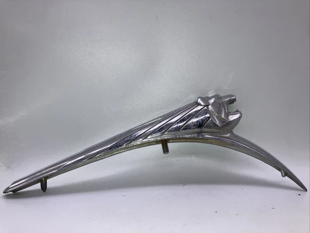 1948–1960 Peugeot 203 Lion's Head Car Emblem, Mascot Hood Ornament