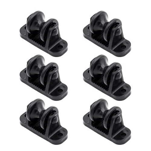 Electric Fence Wood Post Corner Bracket Insulators - 6 Pcs Set