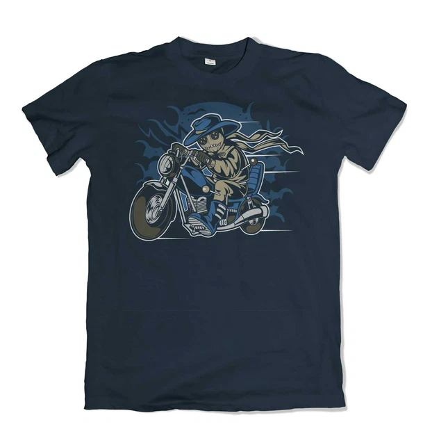 Bambola Voodoo Biker da uomo Garage Full Speed Cafe Racer moto S-3XL