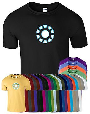 Iron Man ARC Reactor Kids T Shirt Inspired Movie T-Shirt Superhero Funny T-shirt