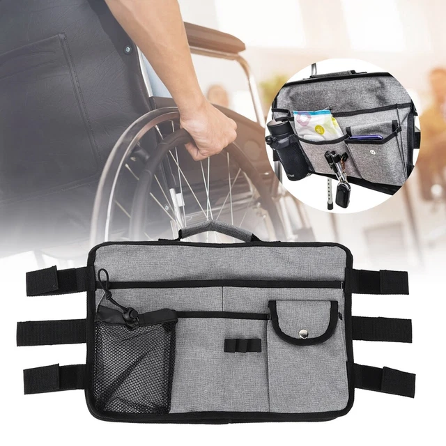 Bolsa de tela Oxford para silla de ruedas bolsa bolsa colgante de gran capacidad MX