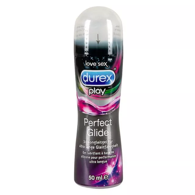 Durex Play Perfect Glide 50 ml Silikon Gleitgel Gleitmittel Silikonbasis neutral