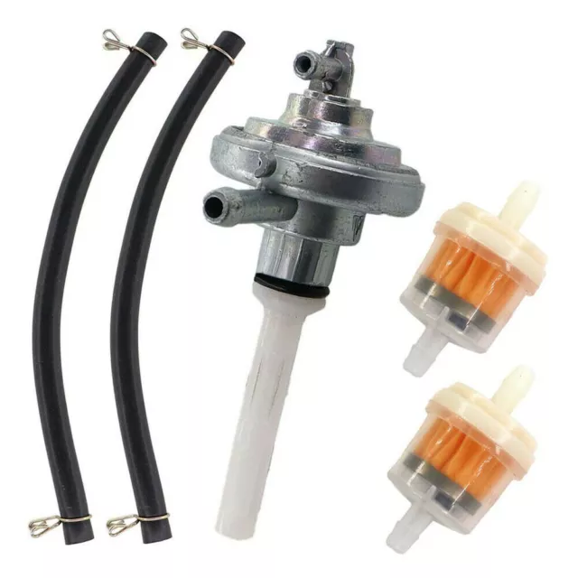 Durable Silver Fuel Petcock Valve Switch for Vespa LX 150 ET2 For Typhoon 50cc