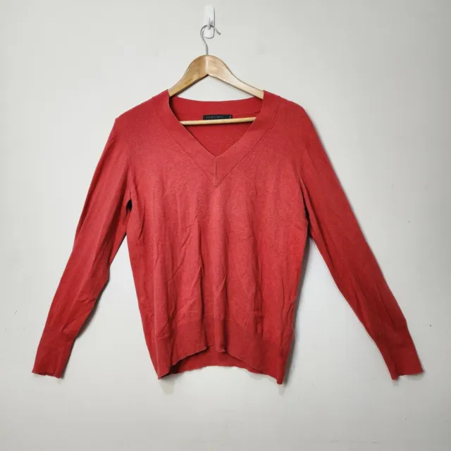 Sportscraft Sweater Womens Large L Red Knit Jumper