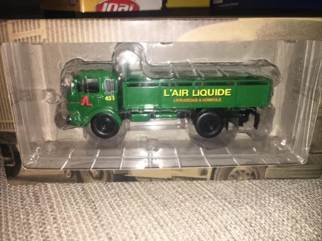 Ixo altaya Trucks from the Past Simca Cargo Plateau L Air Liquid 1 /43 Mint