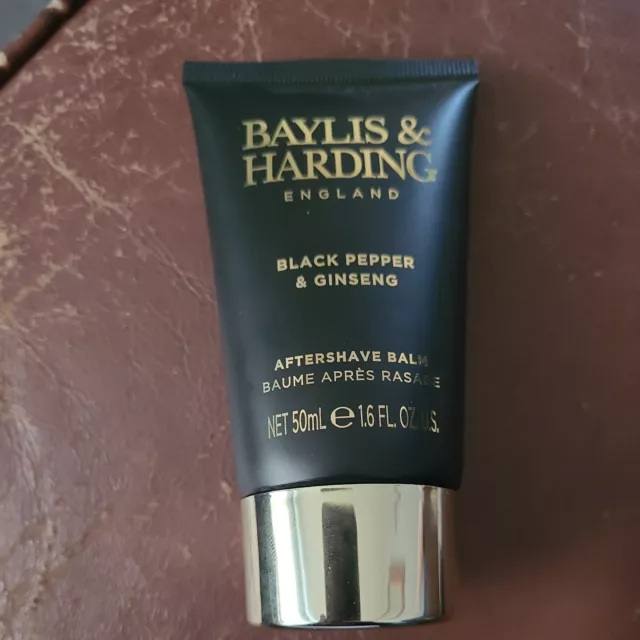 Baylis und Harding schwarzer Pfeffer und Ginseng Aftershave Balsam 50 ml
