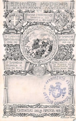 3005) BRIGATA MODENA 41 Reggimento Fanteria. EUR 12,00 PicClick FR