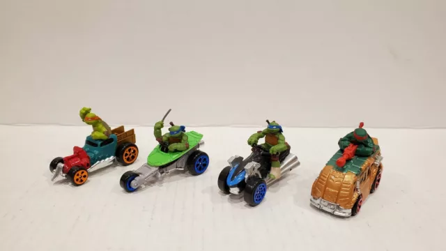 Nickelodeon Teenage Mutant Ninja Turtles T-Machines Set of 4 lot TMNT
