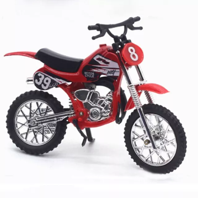 Craft Decoration Simulated Alloy Motocross Motorcycle Model Toy for Kids' Joy