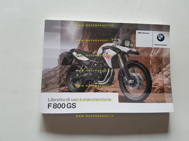 BMW F 800 GS 2004 manuale uso manutenzione originale italiano