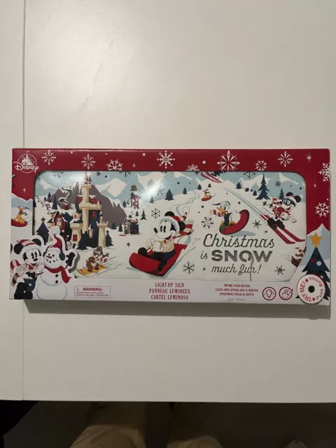 Panneau lumineux disney noël neuf