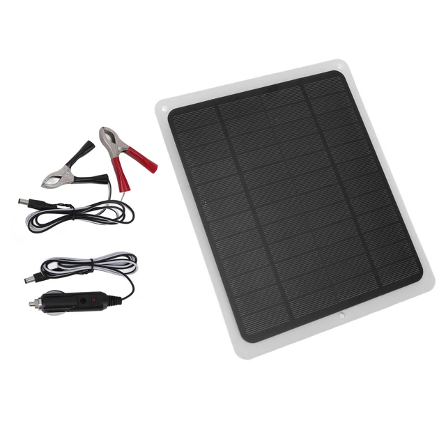 SUNER POWER Caricabatteria solare impermeabile da 10 W