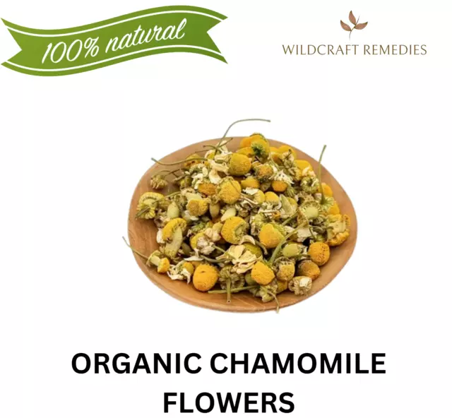 **Sample** Organic Chamomile Flower Herb Tea Calm Sleep Nausea Anti Inflammatory