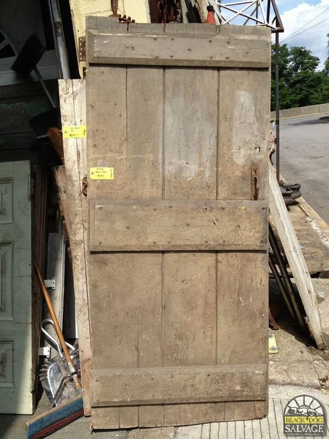 Barn Door, 34.5" x 76", 1840 New Jersey Farmhouse Salvage