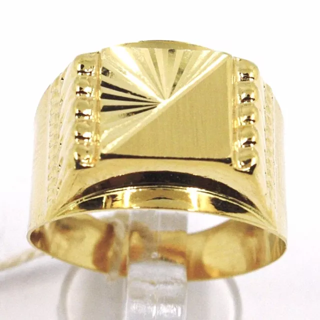 Anello oro hotsell massiccio uomo