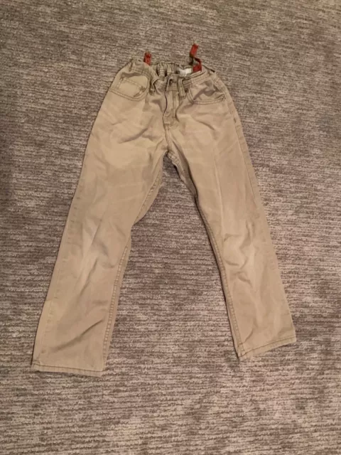 Kids Boys Lee Size 10 Regular Pants - Slim Fit - Orig Khaki - Straight Leg