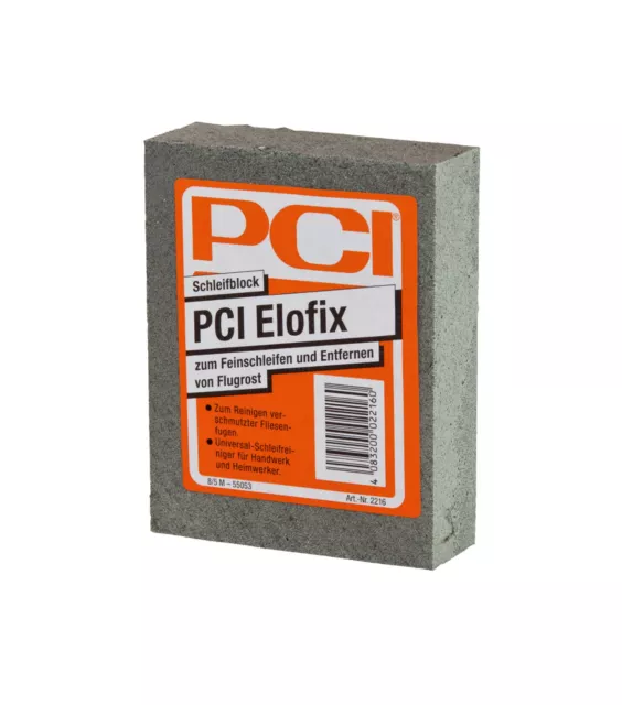PCI Elofix Bloque de Lijado 20 x 65 X 80MM Amoladora Limpieza Juntas