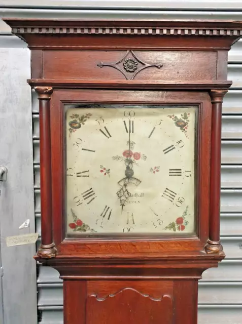 Small Cottage Longcase  by  Marshall of Lincoln Circa 1790.