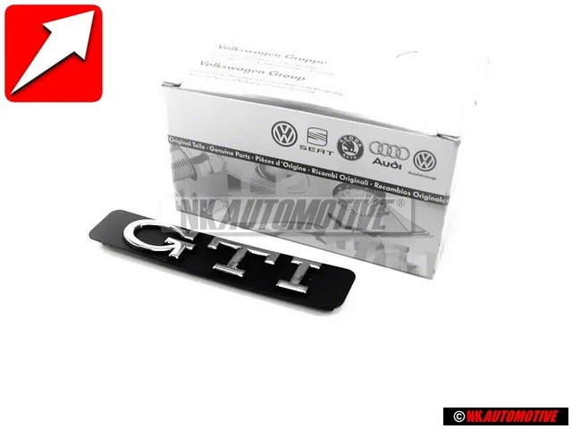Genuine VW Golf MK3 GTI Side Badge Emblem Chrome - 1H6853714C Z10