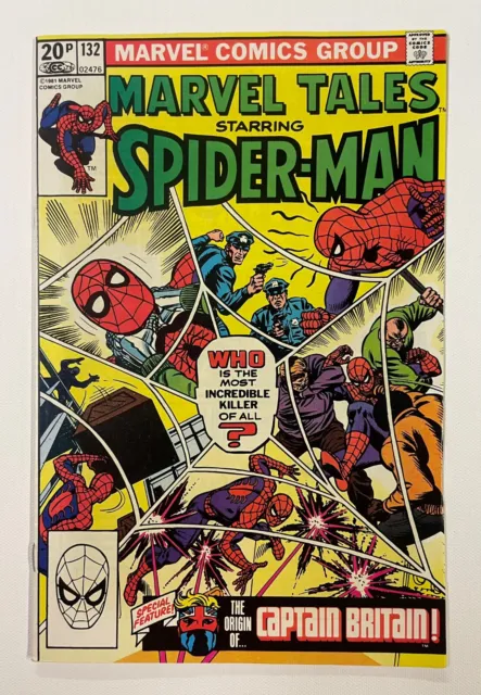 Marvel Tales; Vol 2 #132. Oct 1981. Marvel. Vf+. Reprints Asm #155! Uk Price!