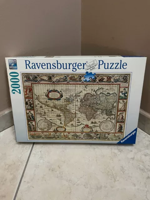 Puzzle Ravensburger Mappamondo del 1650 - Pezzi 2000