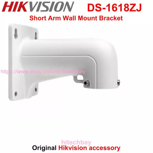 Hikvision DS-1618ZJ Short Arm Wall Mount Bracket for CCTV IP Speed  PTZ Camera