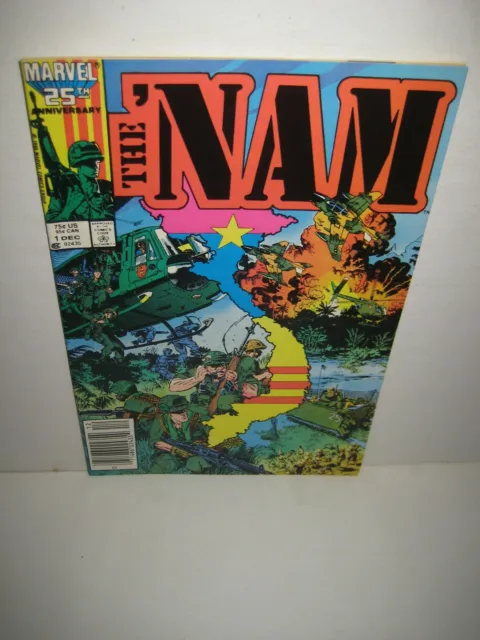 THE 'NAM #1 Michael Golden Art, newsstand, 1986, Marvel