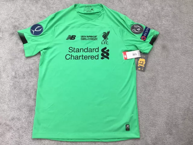 New With Tags Liverpool 2019 UEFA Super cup Istanbul Keeper Shirt