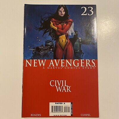 ** New Avengers #23 ** Marvel Comics 2006 … Civil War … Bendis … VF+/NM- (9.0)