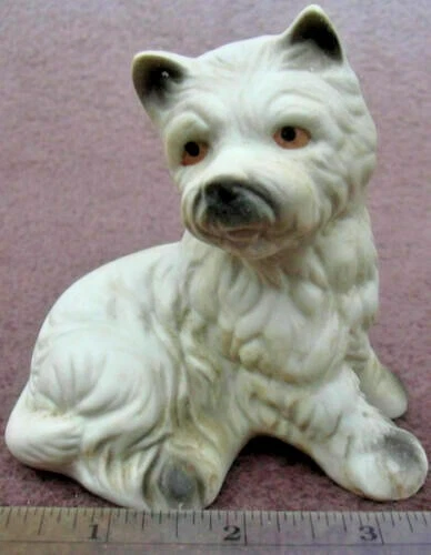 Sitting Westie Ceramic China West Highland White Terrier Dog Figurine