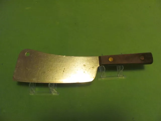 Vintage Robinson Knife Co. Carbon Steel Cleaver 12".