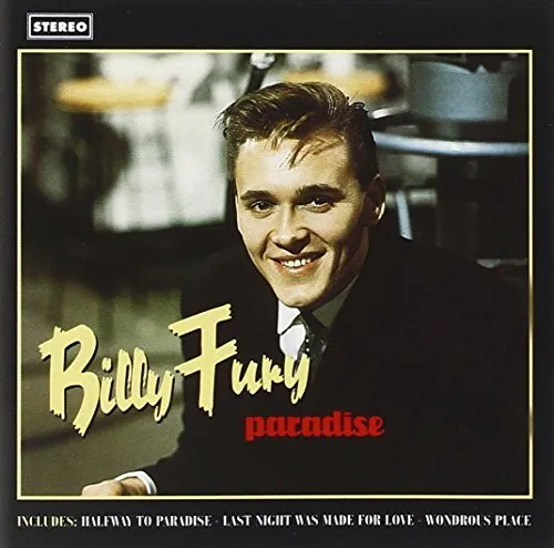 Paradise, Billy Fury, Used; Good Book