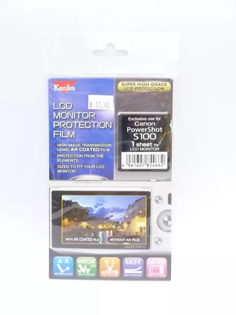 Kenko LCD Multi Layer Protection Anti Reflection for Canon PowerShot S100