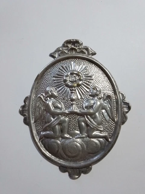 Bassorilievo Con Angeli Antico Cm 8,5x6,5