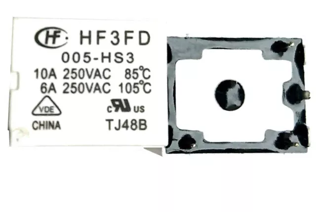1PC Relay HF3FD-005-HS3 5VDC Power Relay 10A 250VAC 4 Pins #E10