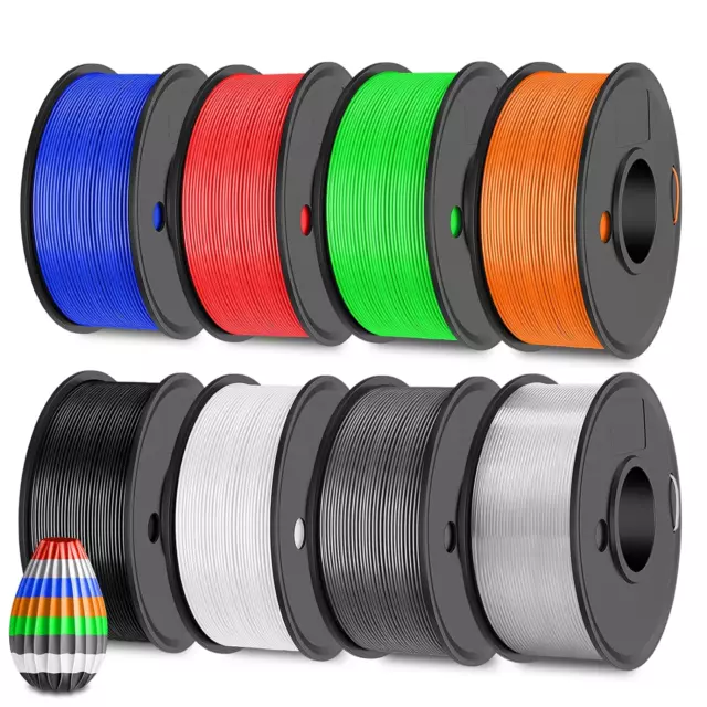 SUNLU PETG Filamento Bundle Multicolor, PETG Filamento 1.75Mm Stampante 3D, 250G