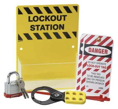 Brady Kt226a Lockout Station,Filled,8 In H