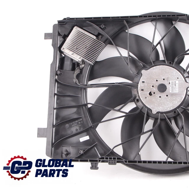 Benz 212 Radiator MERCEDES W204 W212 Radiator Engine Cooling Fan Shroud Motor 850W ...