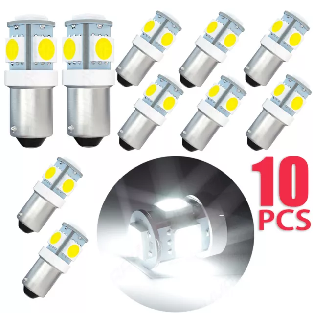 (10) White 5-LED Dash Instrument Panel Cluster Gauge Clock Glove Box Light Bulbs (10) White 5-LED Dash Instrument Panel Cluster Gauge Clock Glove Box Light Bulbs
