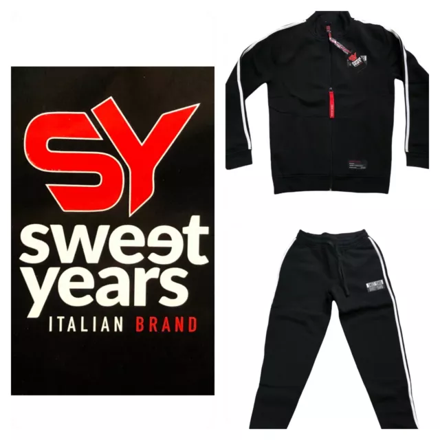 TUTA UOMO COMPLETA -SWEET YEARS- Homewear GIACCA  APERTA Full Zip-FELPATA