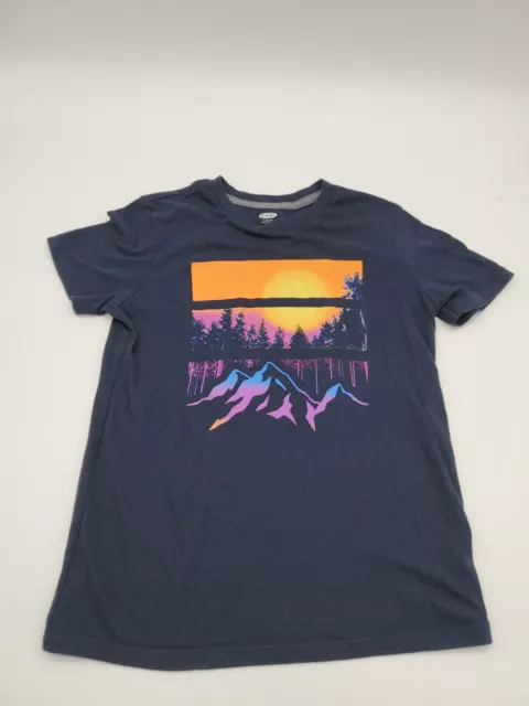 Old Navy Youth (10-12) Dark blue Kids Mountain Shirt..#0428