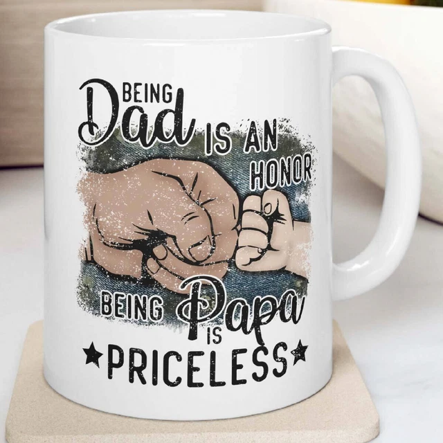 being dad is an honor being papa is priceless Coffee Mugs fathers day gifts Mug