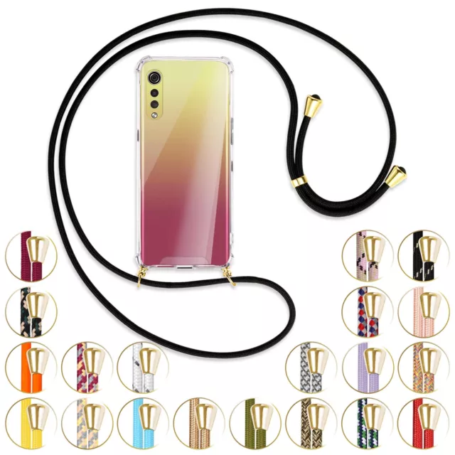 Collier (O) pour LG Velvet Coque avec cordon Etui Case Couverture