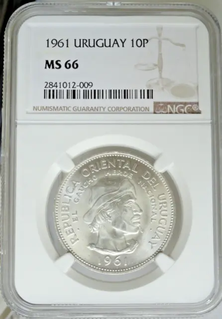 Uruguay 1961 10 Pesos