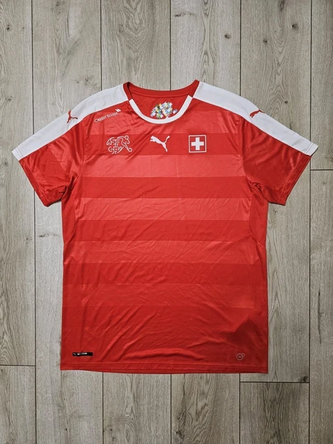 SUIZA 2016 2018 Selección Local Camiseta De Fútbol Camiseta Xl