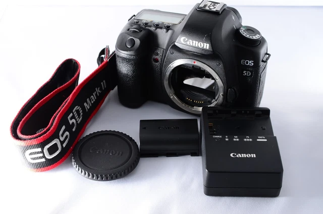 【NEAR MINT】 Canon EOS 5D Mark II 21.1MP Digital SLR Count.50179 From Japan