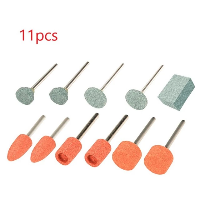 Cojín de lijado cabezales de grabado 11 piezas / juego de 3 mm eje disco de lijado cabezales de lijado