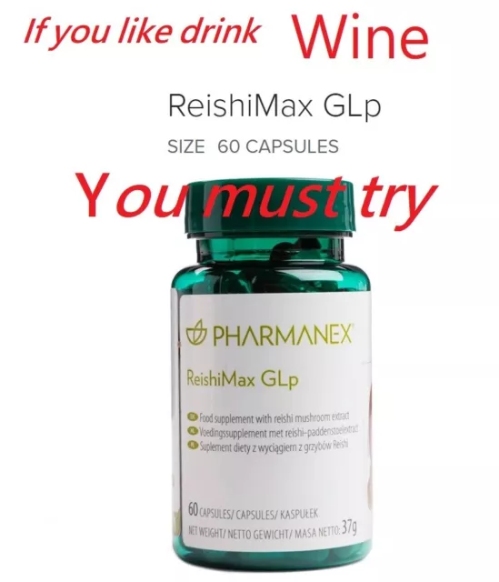 NuSkin ReishiMax GLp Food Supplement With Reishi Mushroom Extract 100 % Genuine