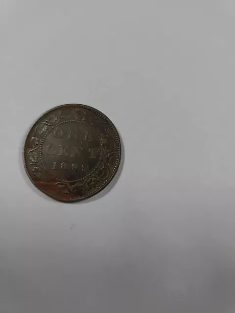 1899 Canada LARGE One Cent Victoria BRONZE